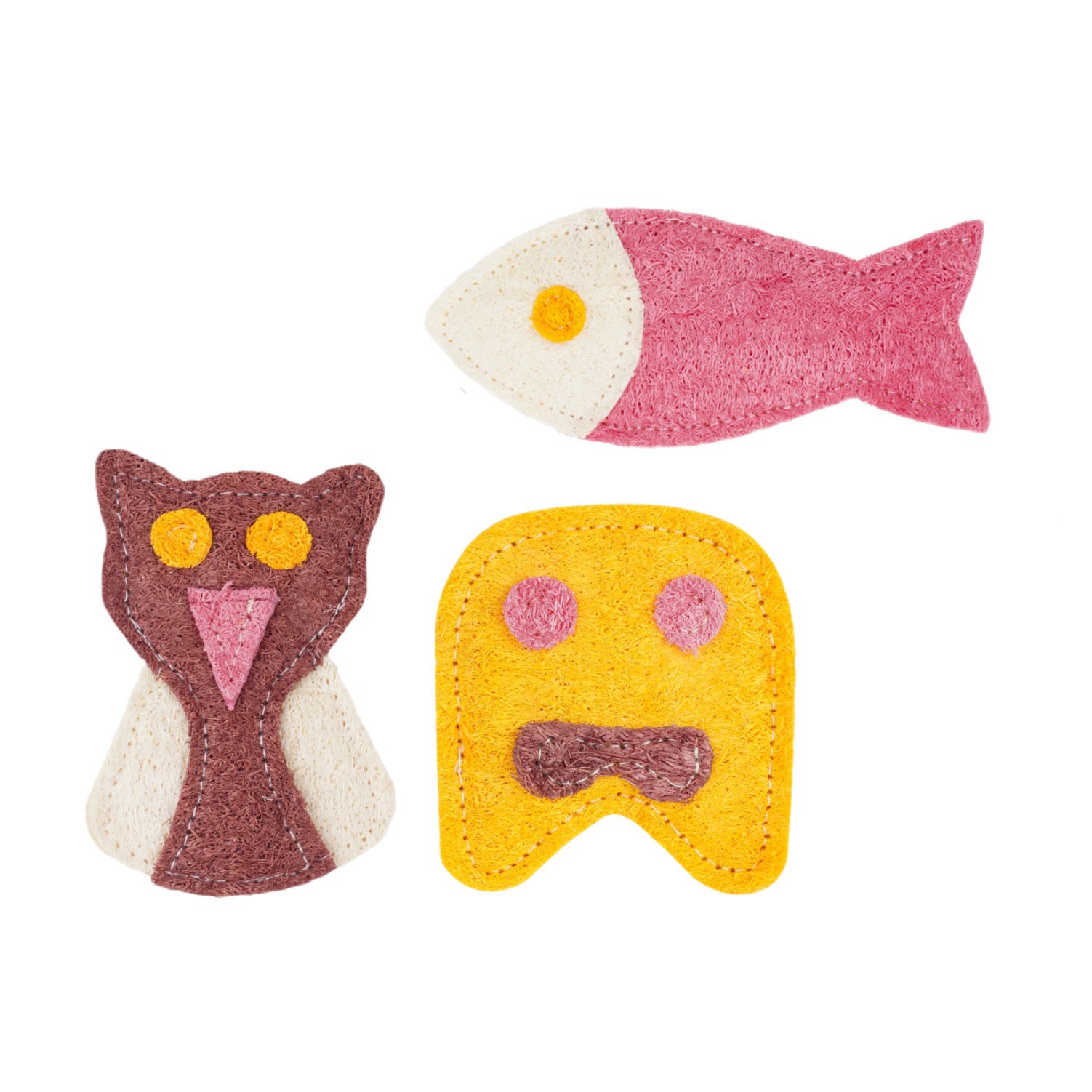 Natural Loofah Pet Dental Toy 3