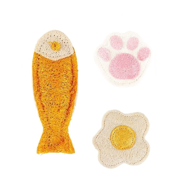 Natural Loofah Pet Dental Toy 1 (Food)