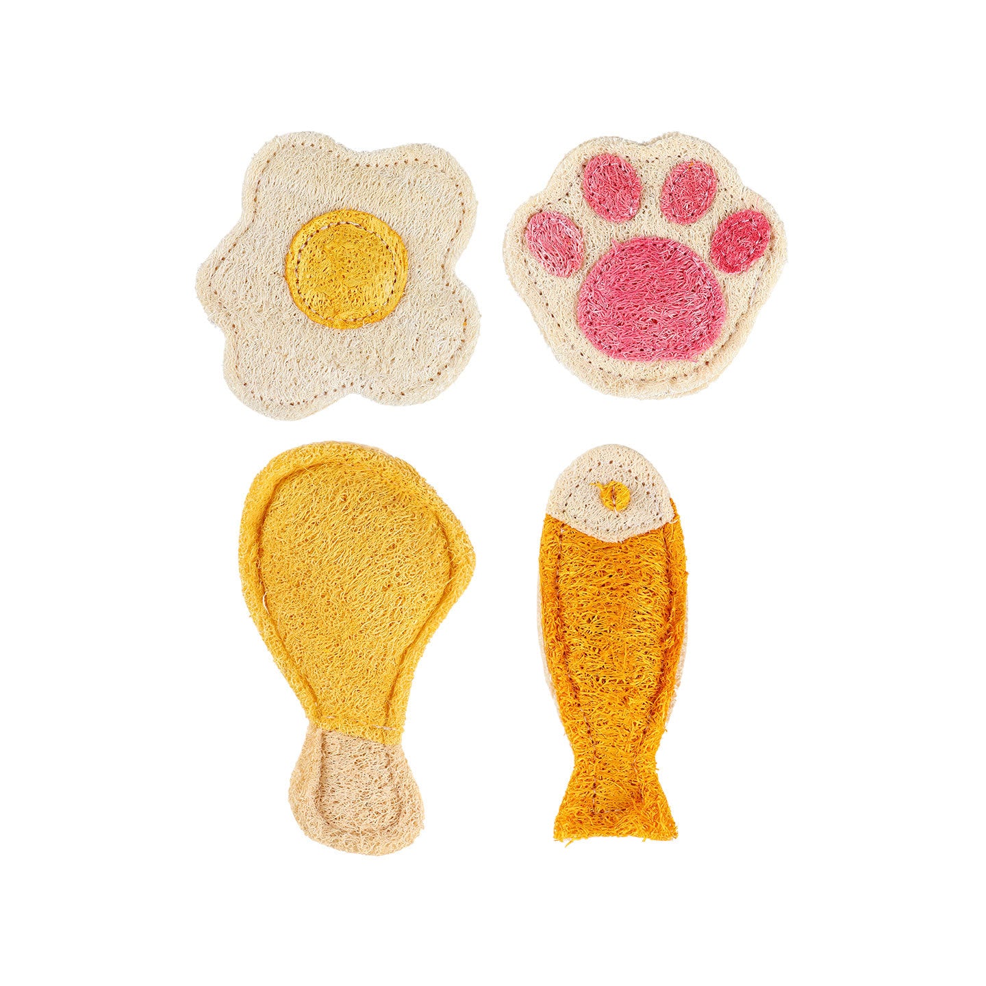 Natural Loofah Pet Dental Toy 1 (Food)