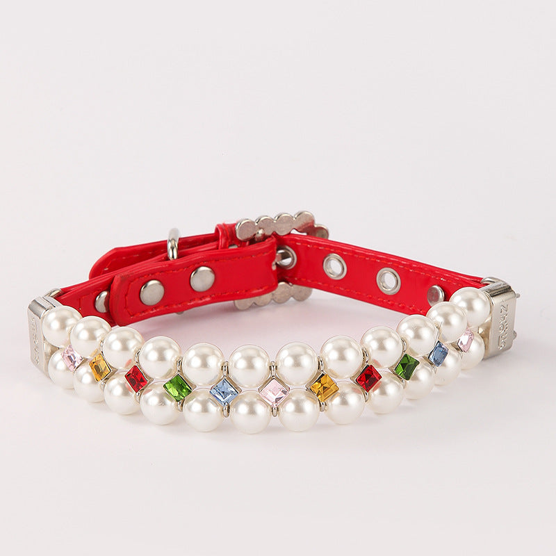 Square Colored Zircon Collar
