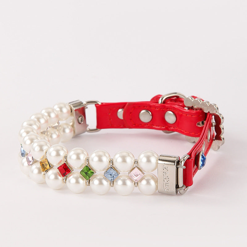 Square Colored Zircon Collar