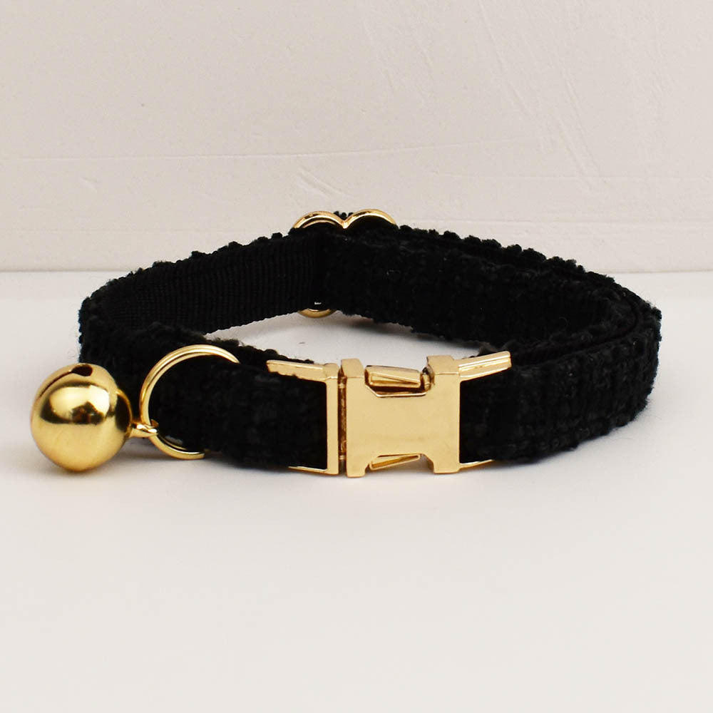 Luxury Soft Cotton Tweed Fabric Collar
