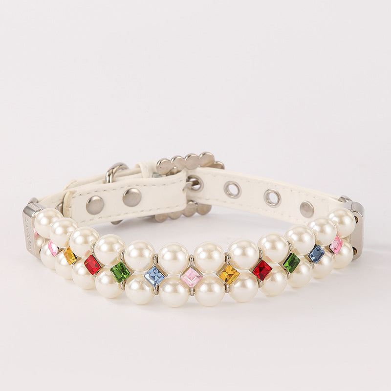 Square Colored Zircon Collar