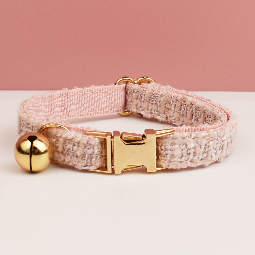 Luxury Soft Cotton Tweed Fabric Collar