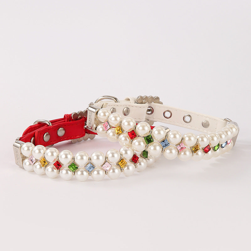 Square Colored Zircon Collar