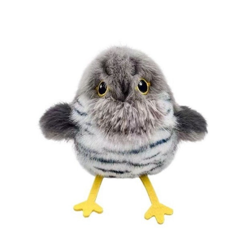 Interactive Realistic Flapping & Chirping Bird-Shaped Pet Toy