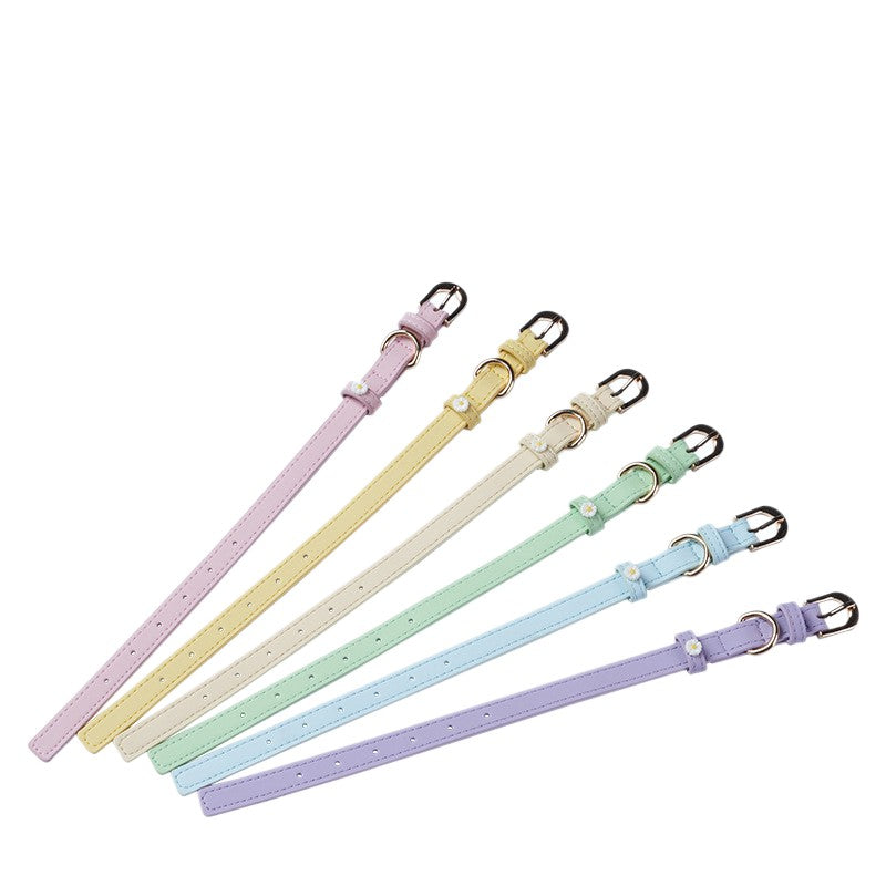 Microfiber Leather Daisy Collar