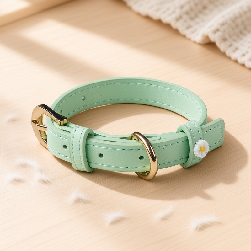 Microfiber Leather Daisy Collar