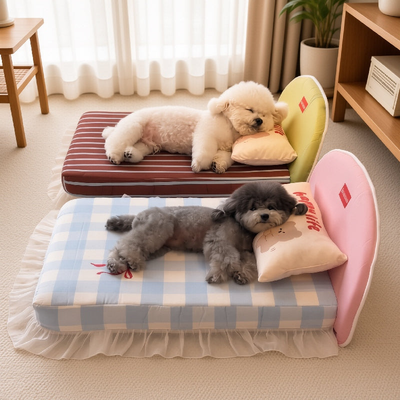 All-Season Washable Waterproof Pet Couch Bed