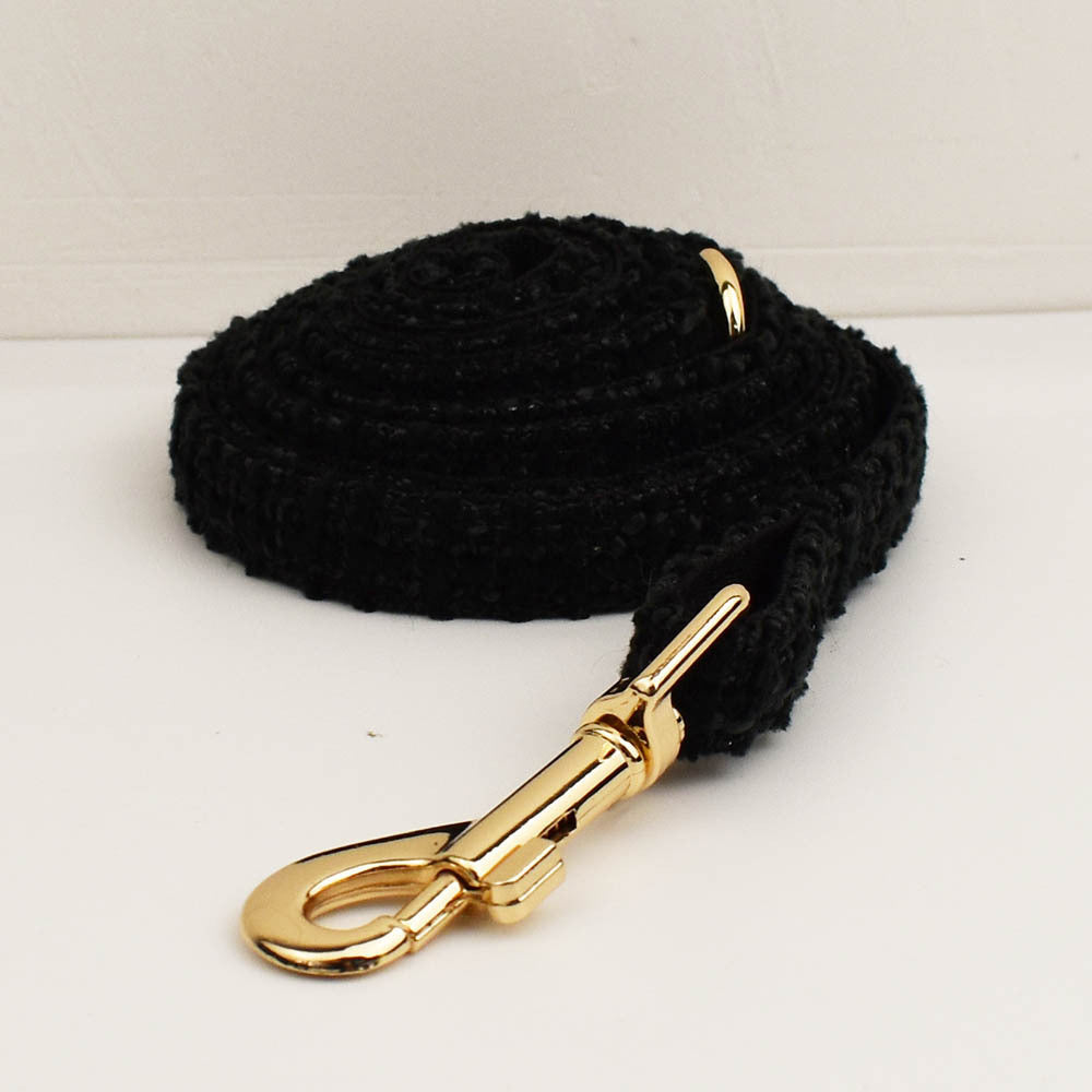 Luxury Soft Cotton Tweed Fabric Leash