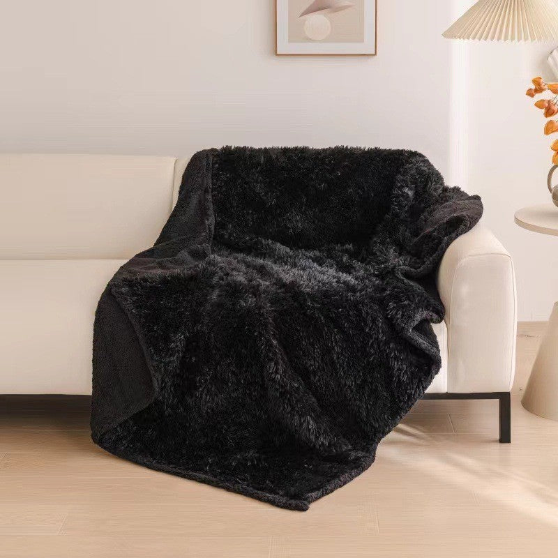 Waterproof Flannel Sherpa Fleece Thickened Dog Blanket 3
