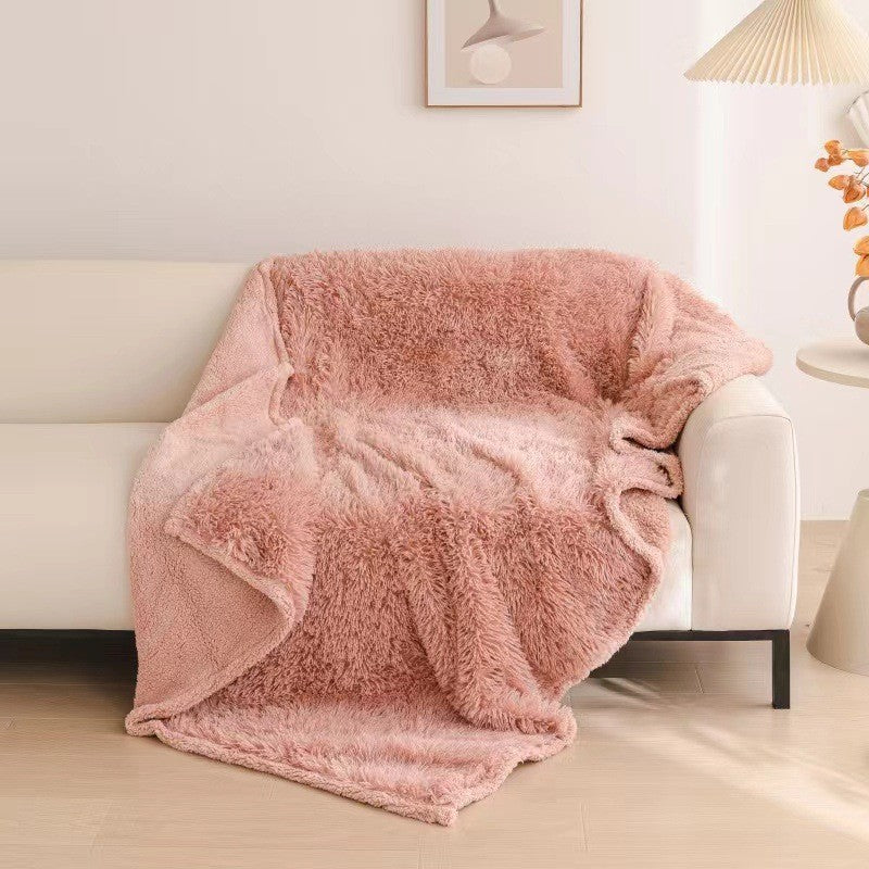 Waterproof Flannel Sherpa Fleece Thickened Dog Blanket 3