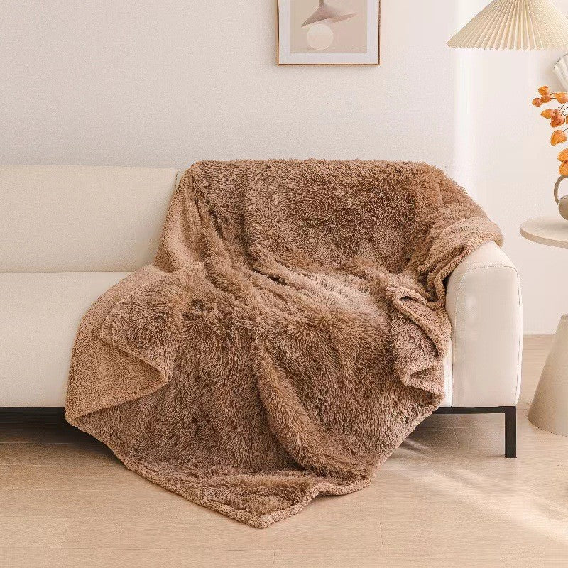 Waterproof Flannel Sherpa Fleece Thickened Dog Blanket 3