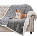 Waterproof Flannel Sherpa Fleece Thickened Dog Blanket 4
