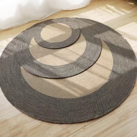 Nordic Handwoven Durable Cat Scratch Mat Rug with Fringe