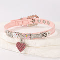 PU Set Letter Collar with Pendant