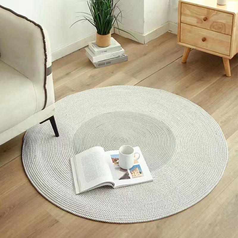 Nordic Handwoven Durable Cat Scratch Mat Rug with Fringe