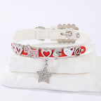 PU Set Letter Collar with Pendant