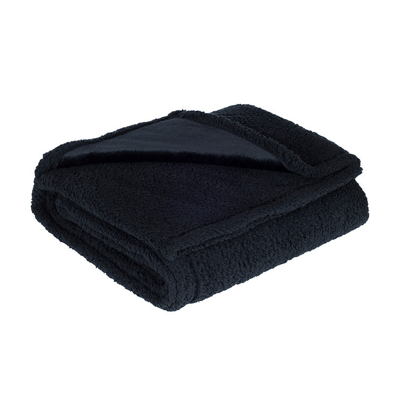 Waterproof Flannel Sherpa Fleece Thickened Dog Blanket 1