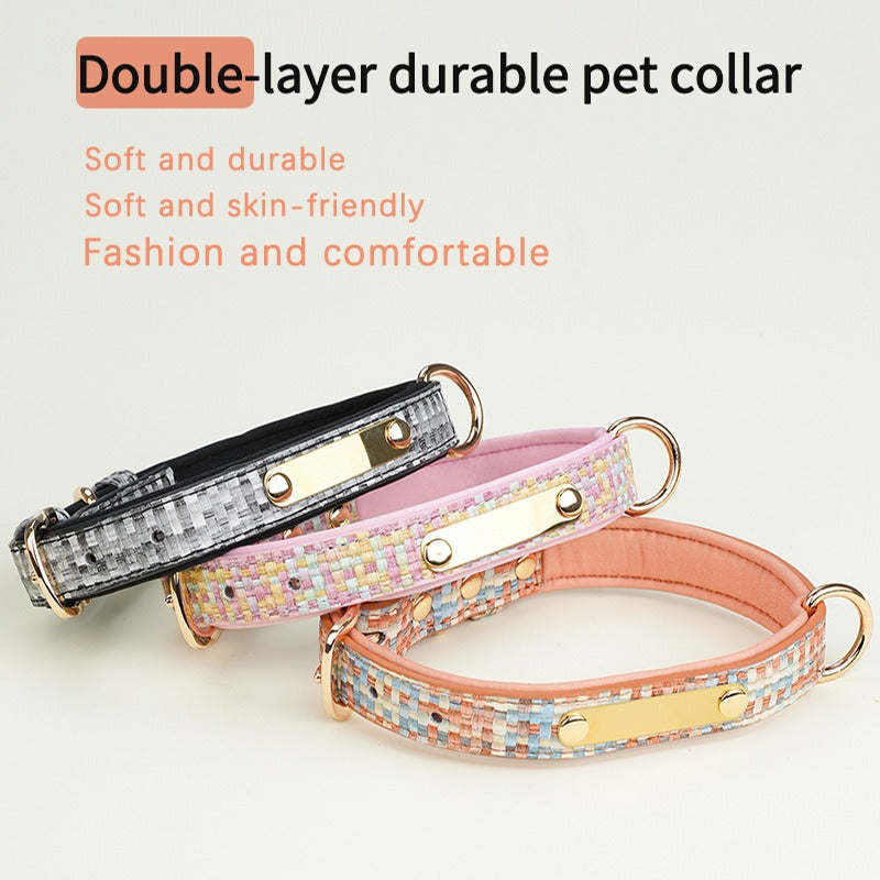Charm-Ready Collar with Dual D-Rings