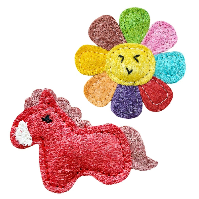Natural Loofah Pet Dental Toy 4