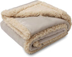 Waterproof Flannel Sherpa Fleece Thickened Dog Blanket 1