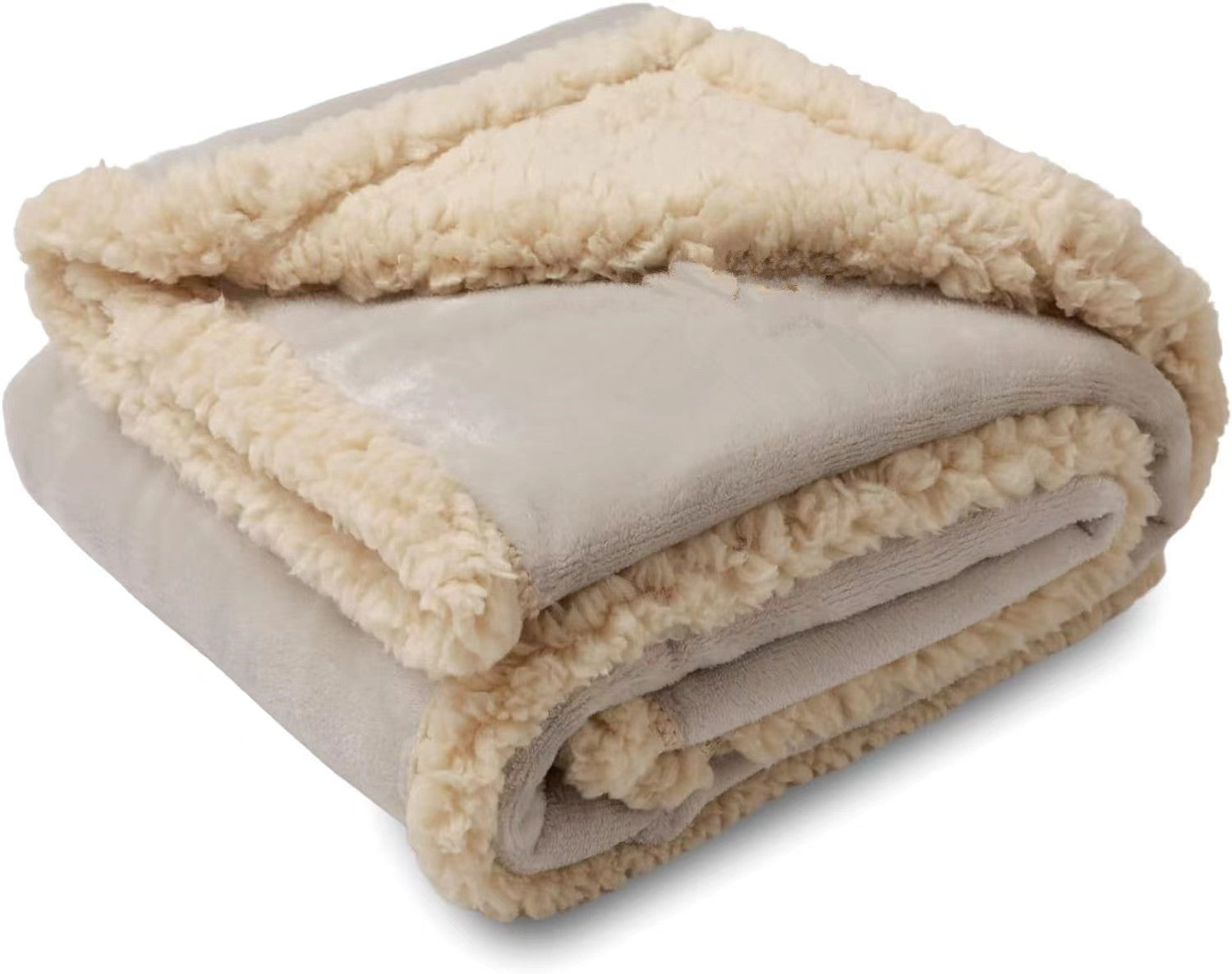 Waterproof Flannel Sherpa Fleece Thickened Dog Blanket 1