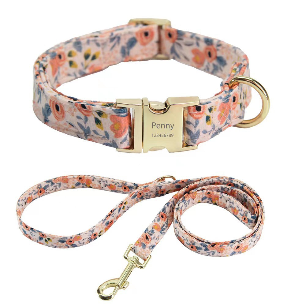 Personalized Collar and Leash Set 1