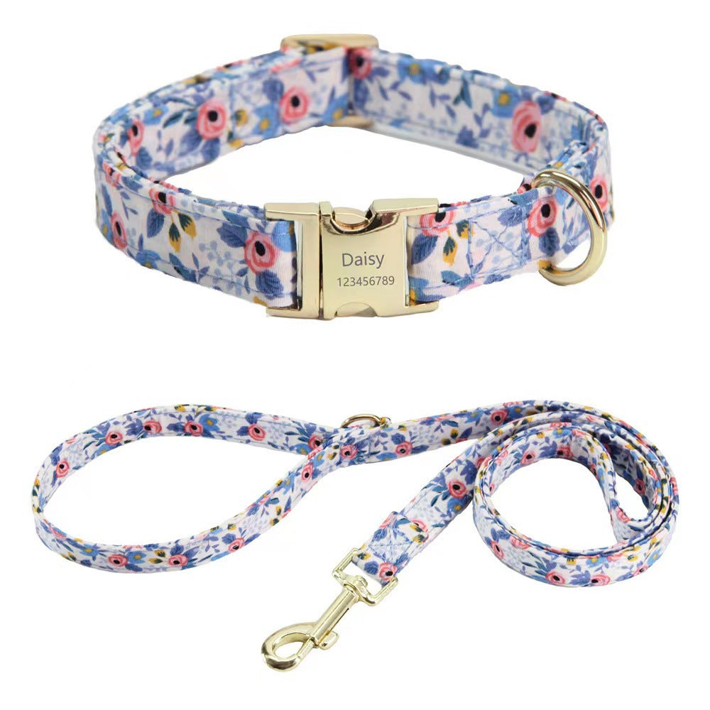 Personalized Collar and Leash Set 1