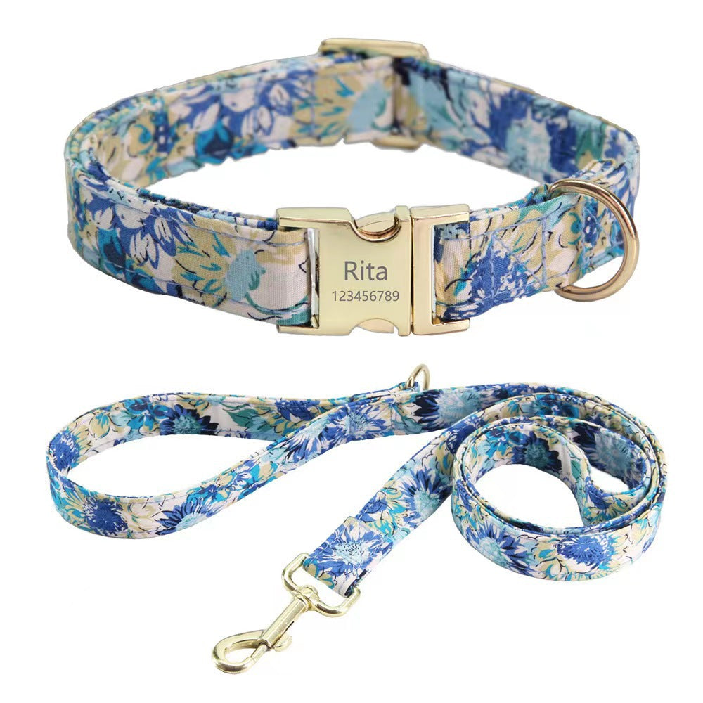 Personalized Collar and Leash Set 1