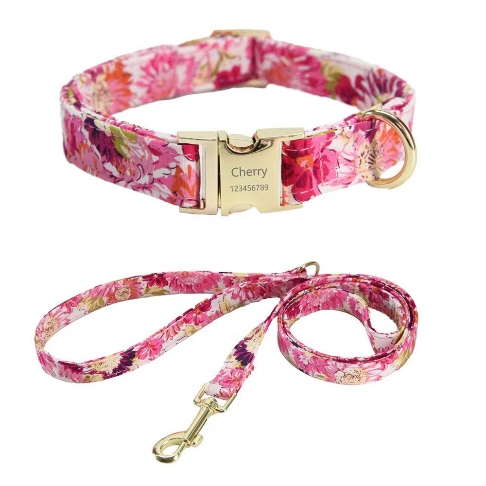 Personalized Collar and Leash Set 1