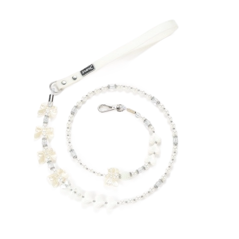 Luxury Faux Pearl Beaded Leash